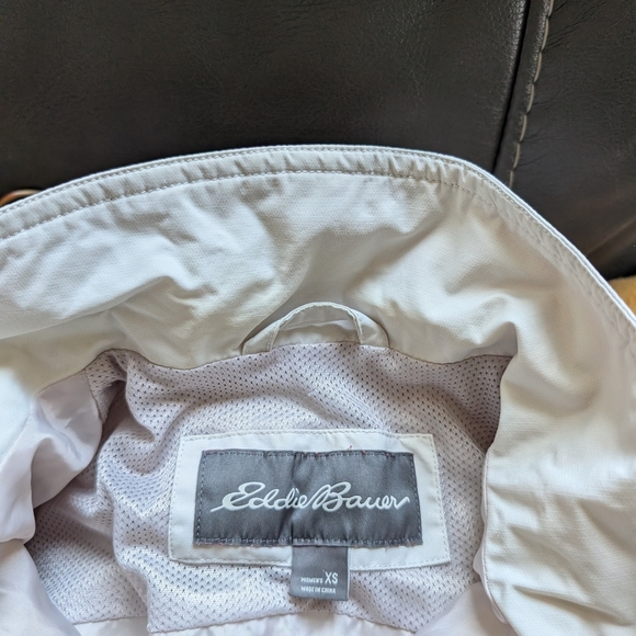 Eddie Bauer Women's Off-White Hooded Weatherproof Trench XS - Picture 15 of 16